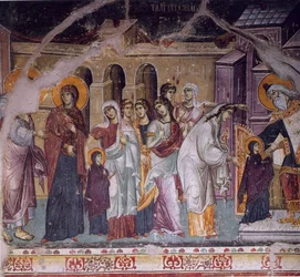 Ingresso al Tempio della Santissima Madre di Dio a Protate